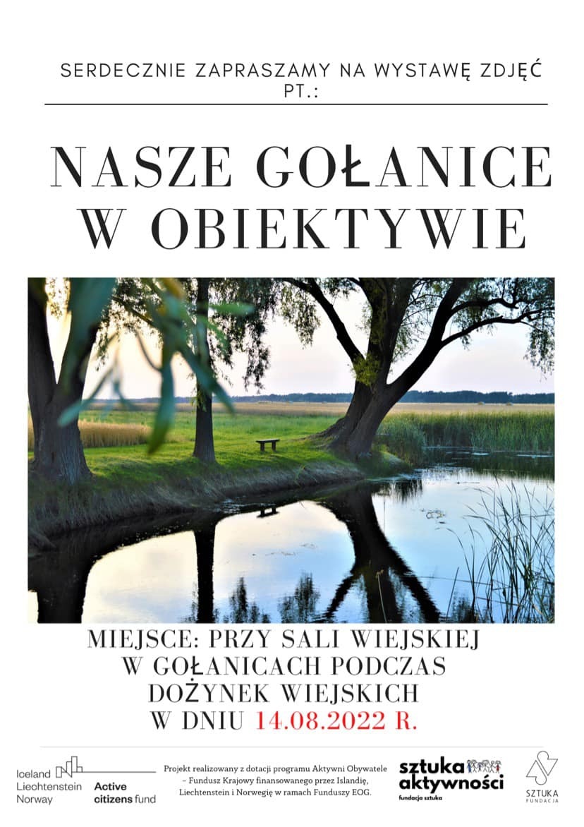 Plakat informujący o wydarzeniu&nbsp;