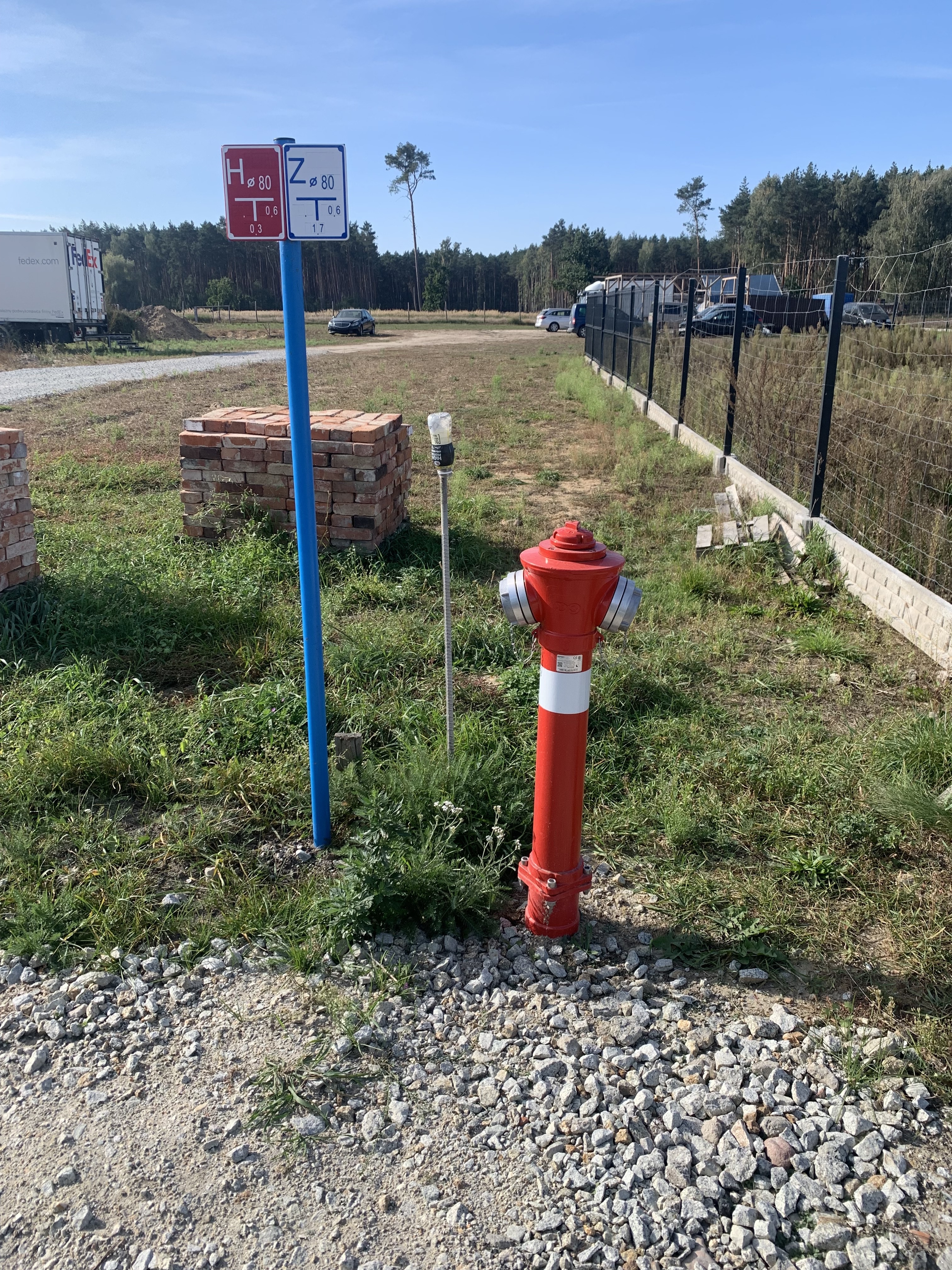 Zdjęcie nowego hydrantu&nbsp;