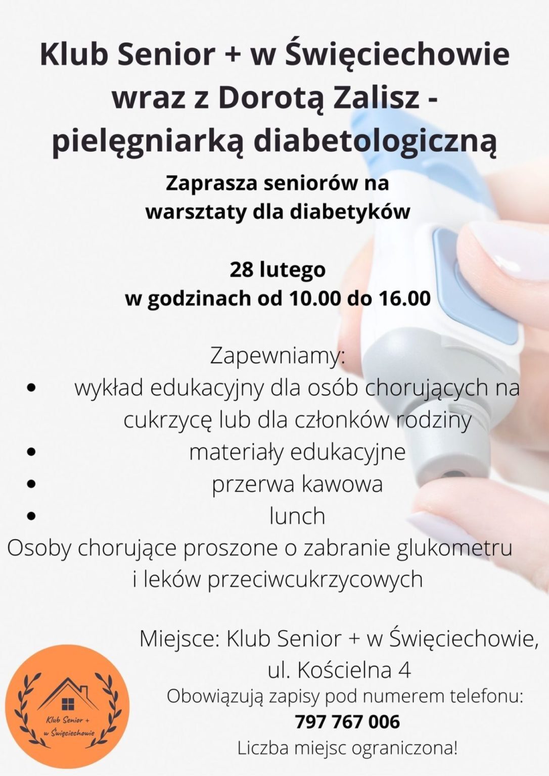 Plakat informujący o wydarzeniu&nbsp;