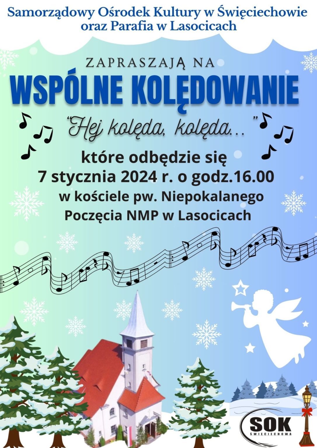 Plakat informujący o wydarzeniu&nbsp;