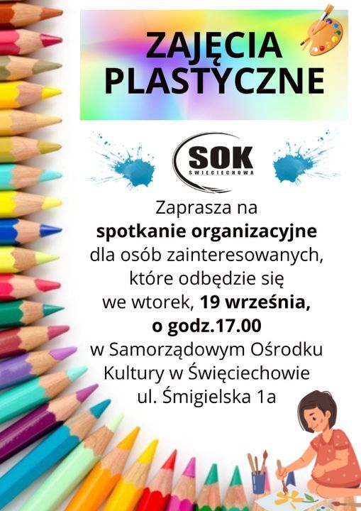 Plakat informujący o spotkaniu&nbsp;