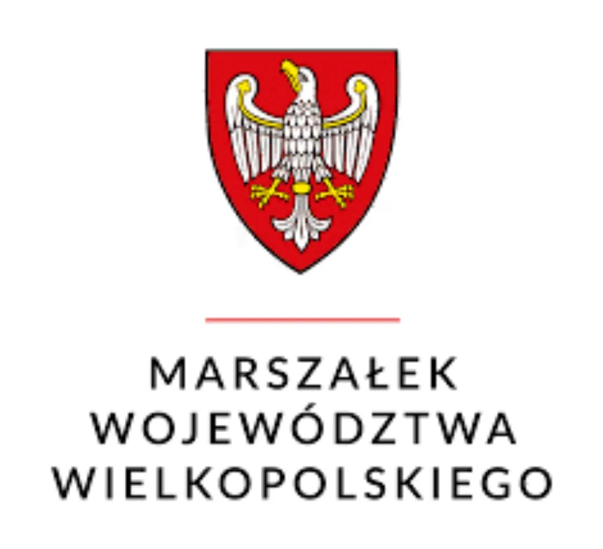 Logo Województwa Wielkopolskiego oraz podpis Marszałek Województwa Wielkoplskiego