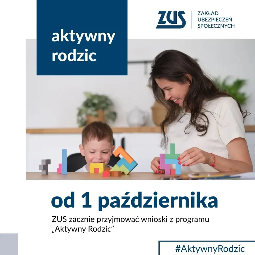 Baner informujący o programie Aktywny Rodzic