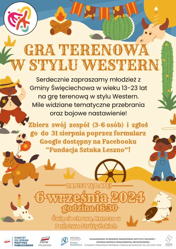 Plakat informujący o wydarzeniu