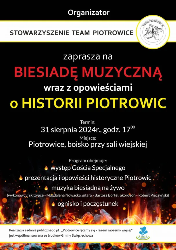 Plakat informujący o wydarzeniu