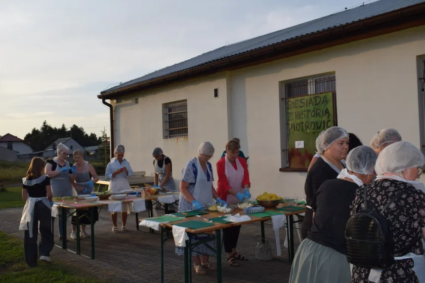 Ujęcie podczas warsztatów kulinarnych