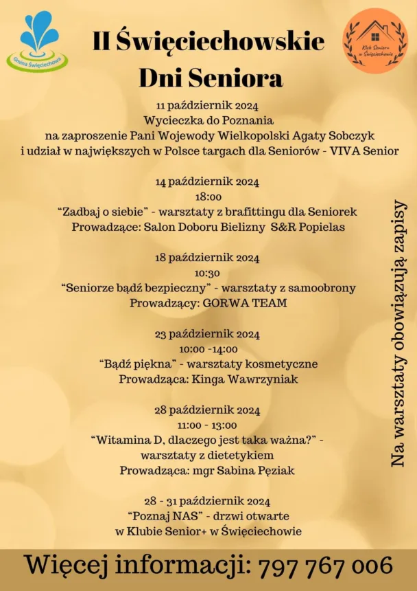 Plakat informujący o wydarzeniu