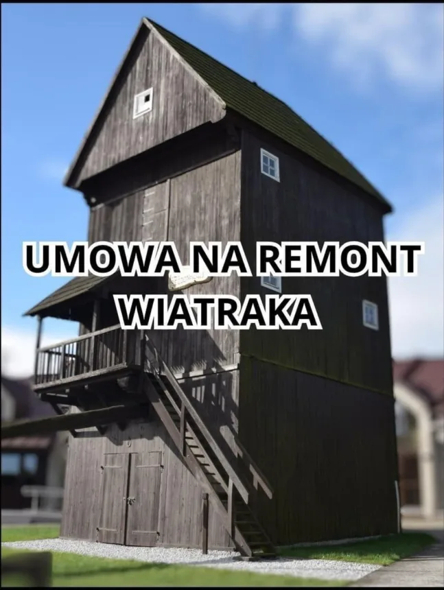 Na zdjęciu wiatrak w Święciechowie