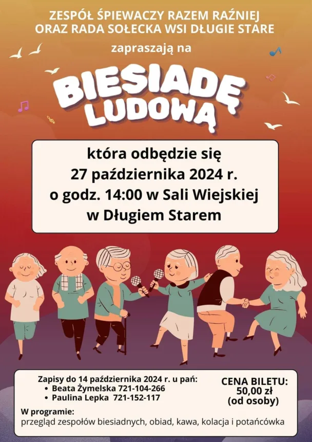 Plakat informujący o wydarzeniu