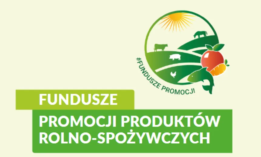 Baner informujący o funduszach promocji produktów rolno-spożywczych