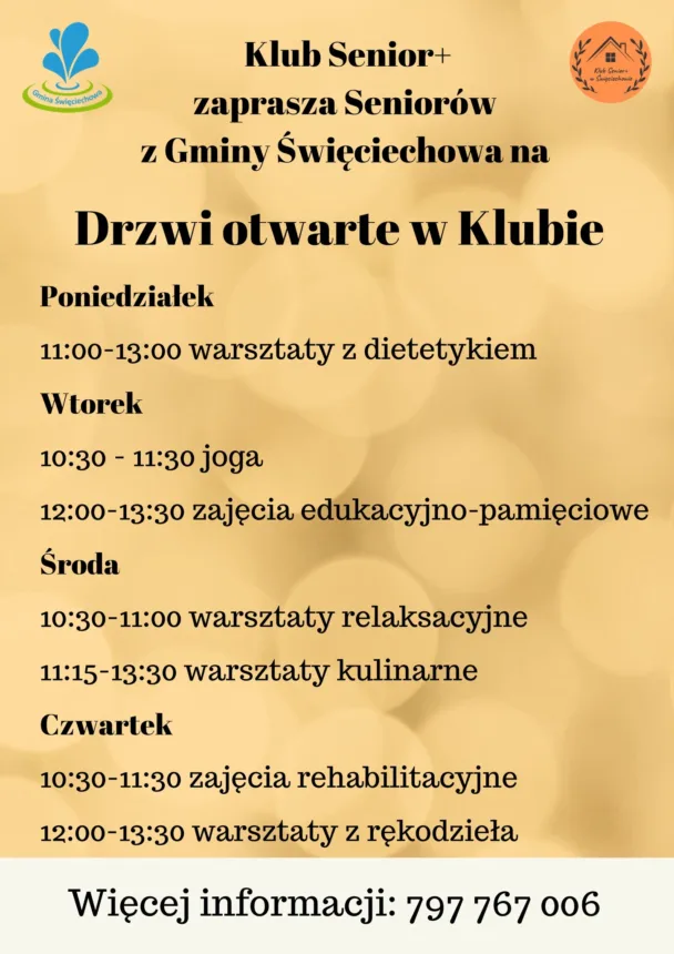 Plakat informujący o wydarzeniu