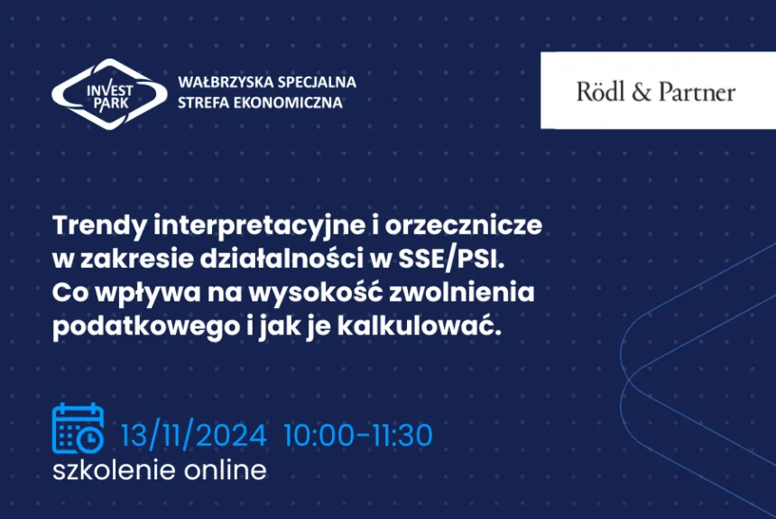 Baner informujący o webinarze