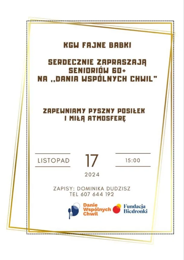 Plakat informujący o wydarzeniu