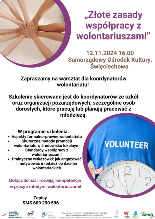 Plakat informujący o wydarzeniu