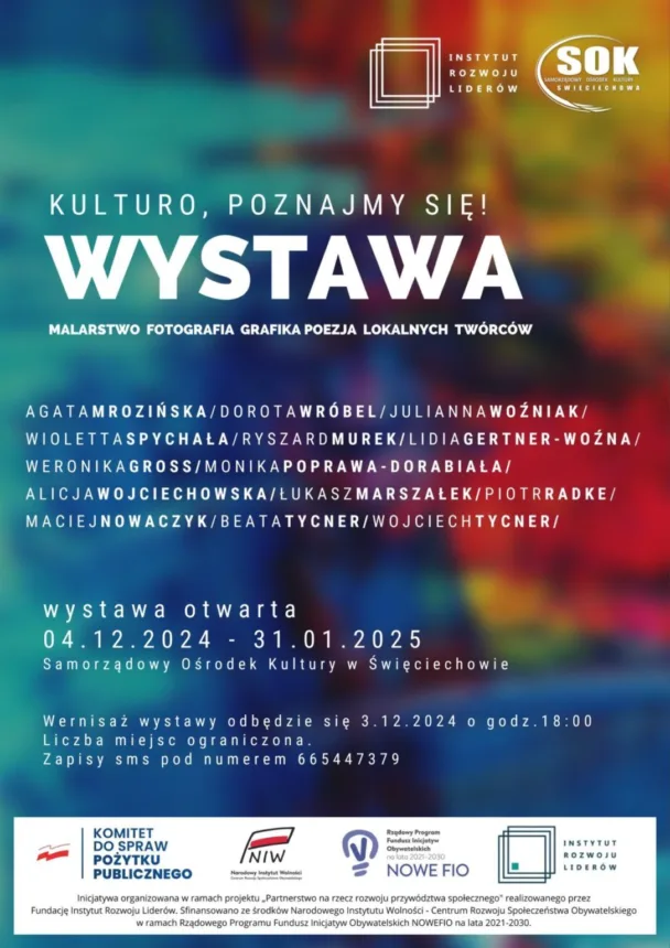 Plakat informujący o wydarzeniu