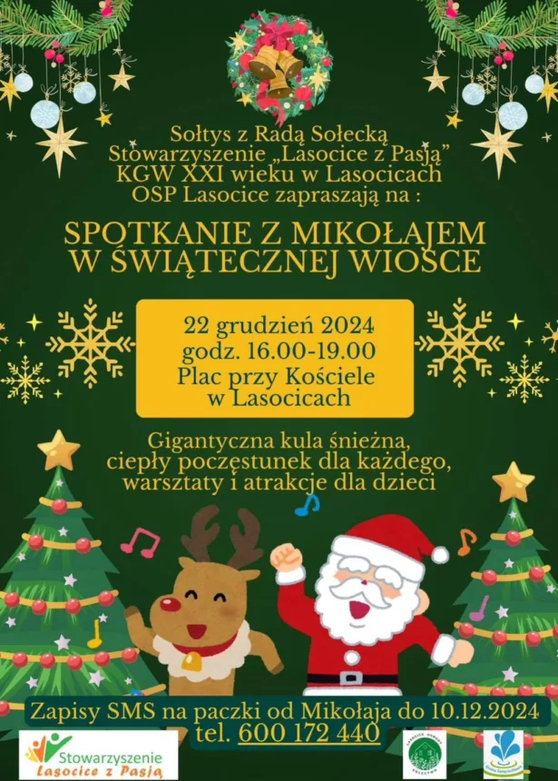 Plakat informujący o spotkaniu