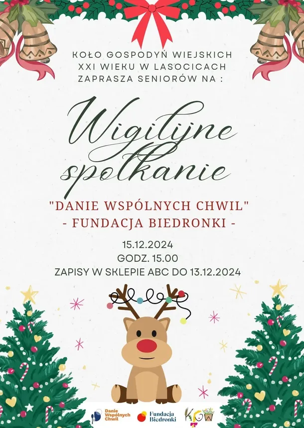 Plakat informujący o wydarzeniu w Lasocicach