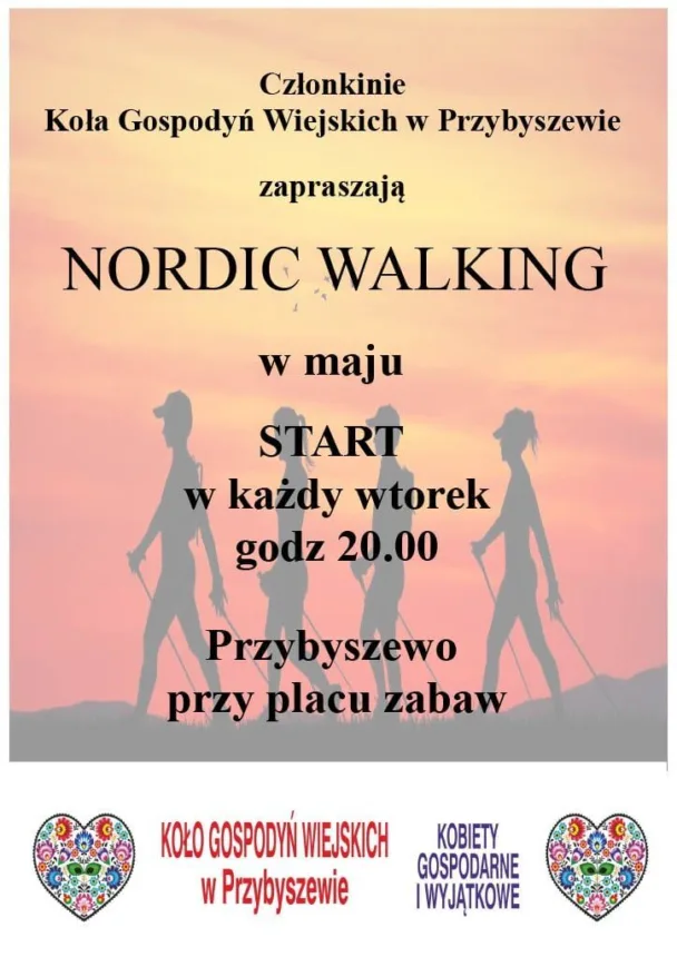 Grafika zapraszająca na nordic walki na - więcej informacji w tekście głównym