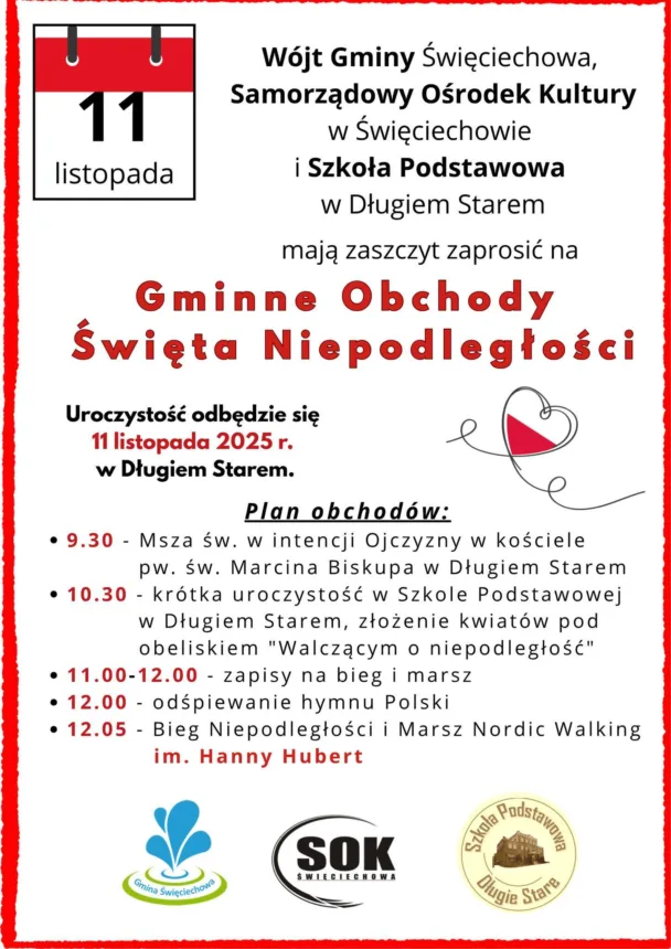 Gminne Obchody Święta Niepodległości 2025 r.